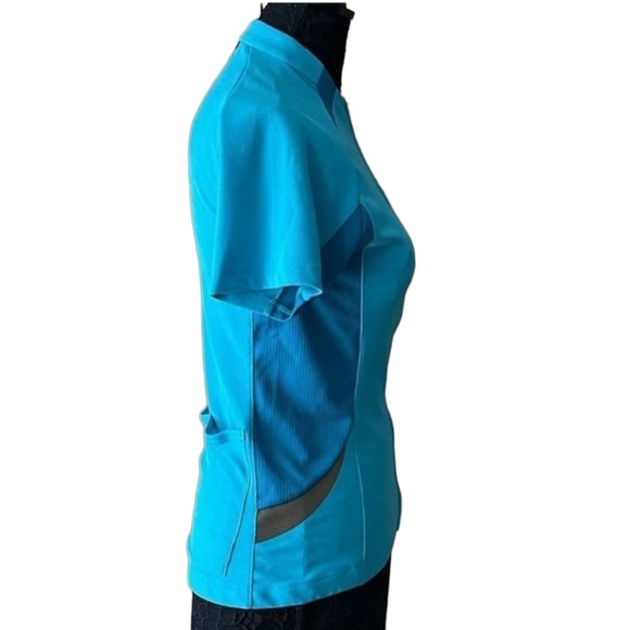 # 0033 Bontrager | Short Sleeve Cycling Jersey Shirt Blue Womens Large - Picture 4 of 16